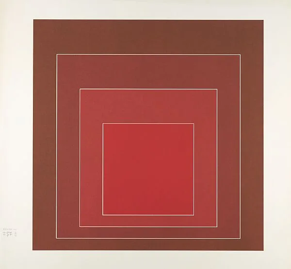 Proof for White Line Square series — Josef Albers|Gemini G.E.L.|Kenneth E. Tyler