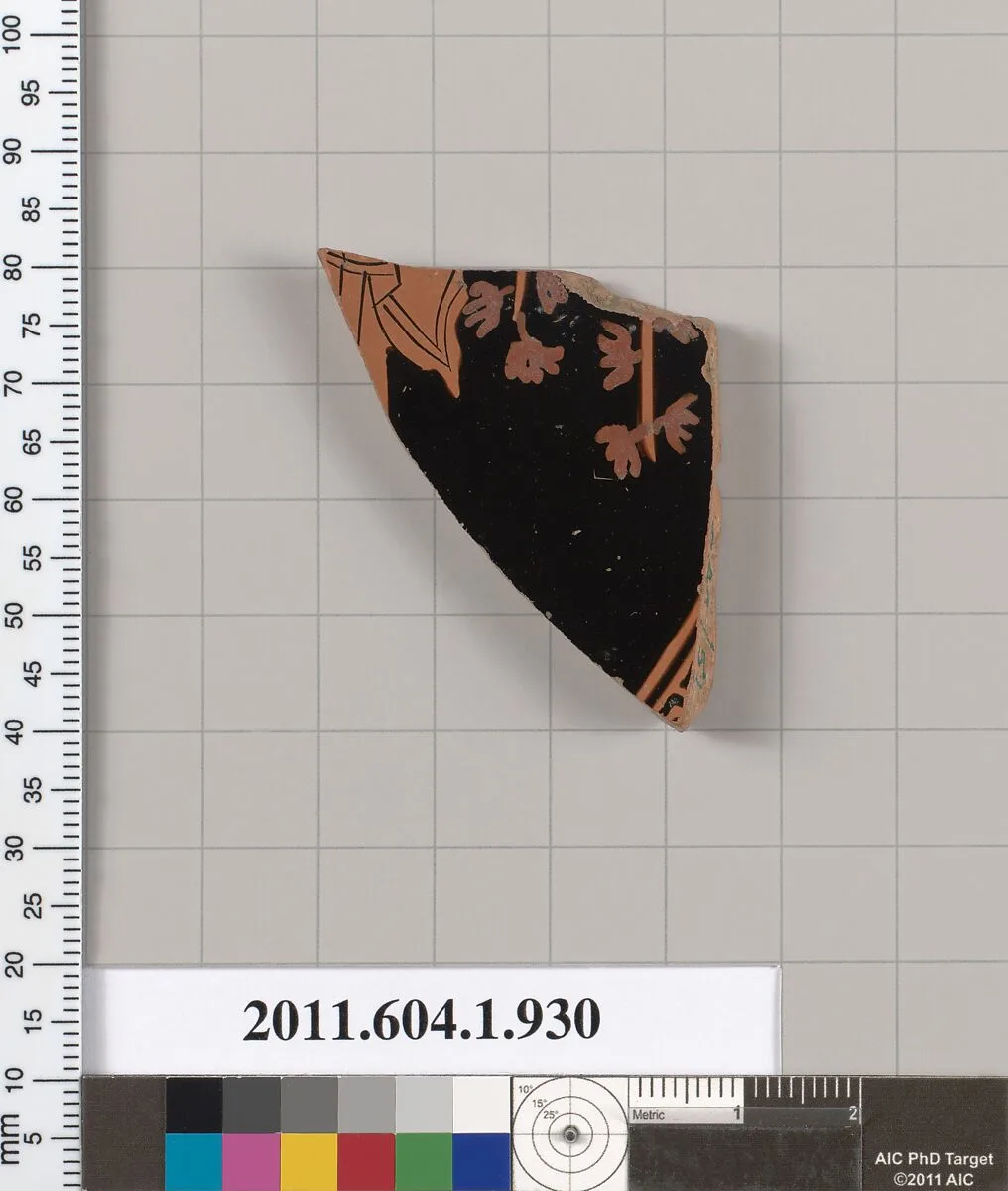 Terracotta fragment of a kylix (drinking cup) — Unknown