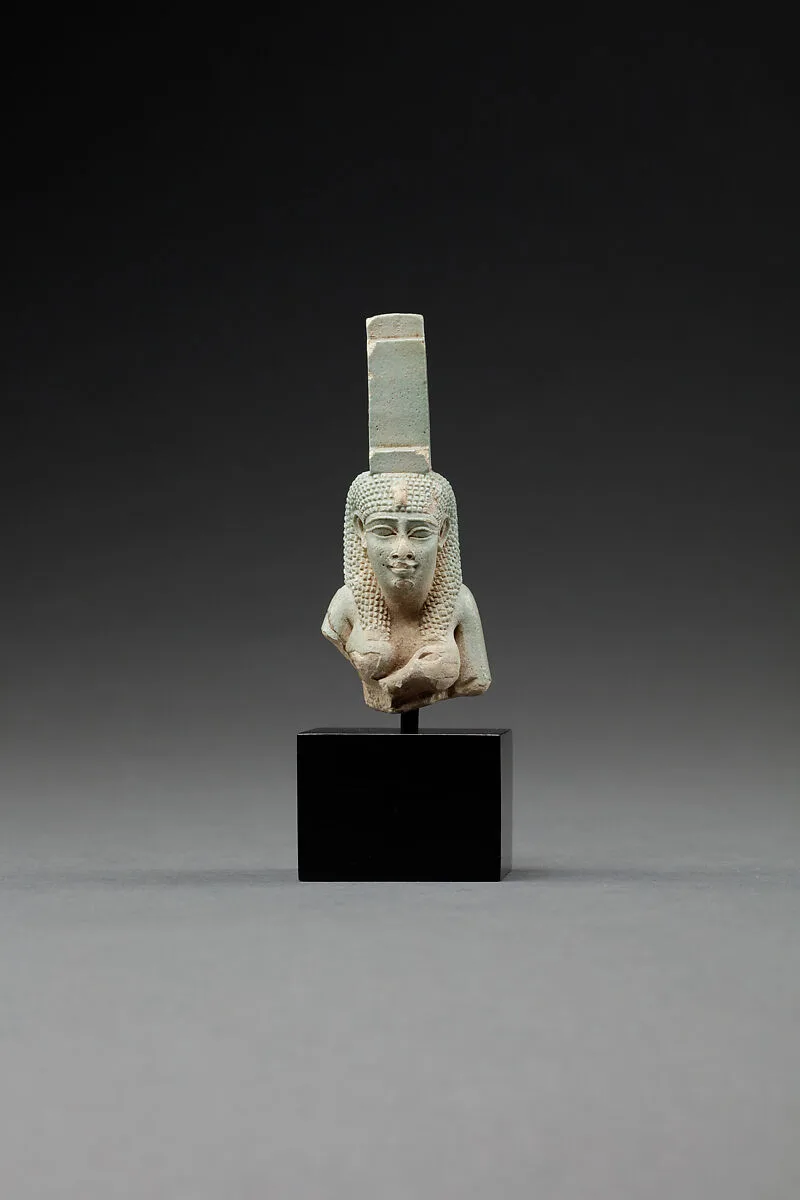 Upper part of a figure of Isis nursing Horus — Unknown