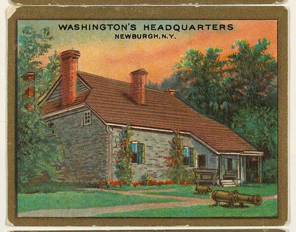 Washington's Headquarters, Newburgh, New York, from the "Historic Homes" series (T69), issued with Helmar Cigarettes by S. Anargyros Tobacco Company — S. Anargyros Tobacco Company