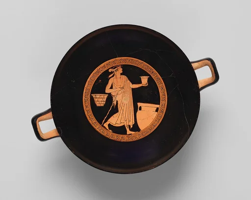 Terracotta kylix (drinking cup)