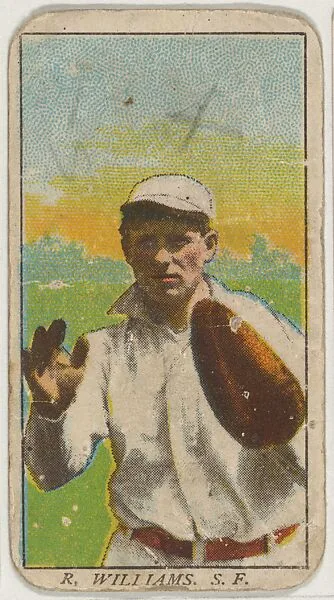 R. Williams, San Francisco, from the "Obak Baseball Players" set (T212), issued by the American Tobacco Company to promote Obak Mouthpiece Cigarettes — American Tobacco Company