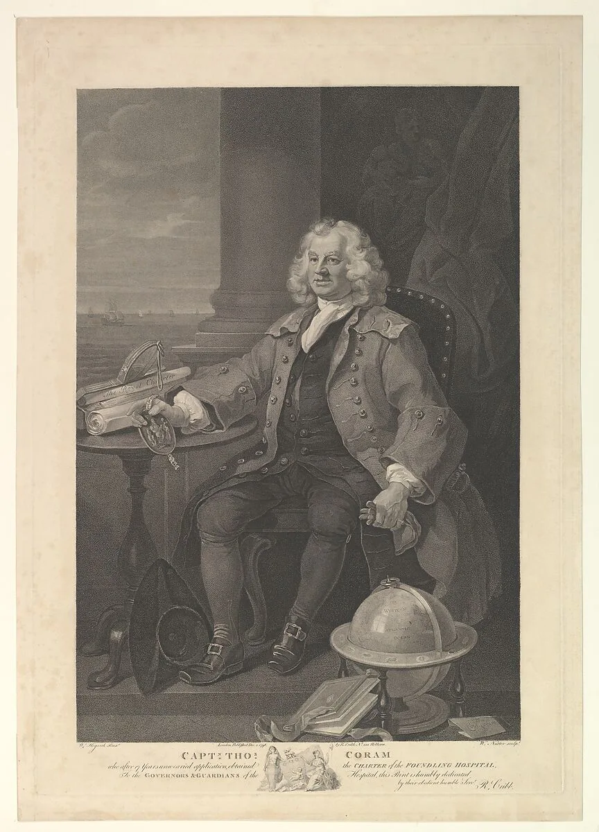Captain Thomas Coram — Robert Cribb|Thomas Coram|William Hogarth|William Nutter