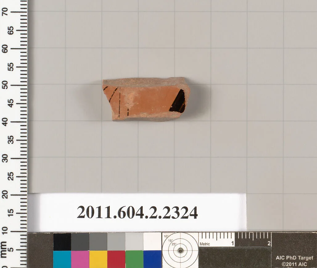 Terracotta fragment of a skyphos (deep drinking cup)? — Unknown