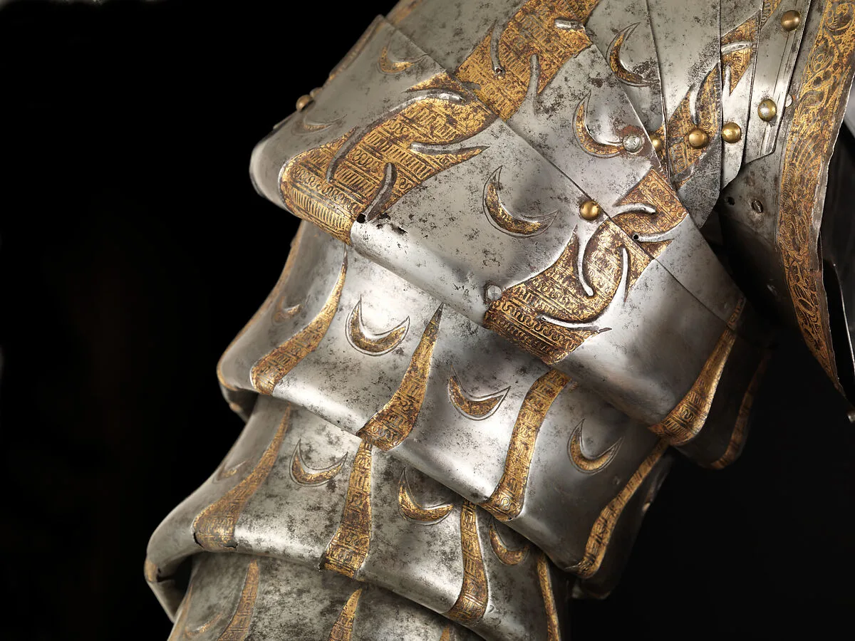 Pair of Vambraces (Arm Defenses) from a Costume Armor — Kolman Helmschmid