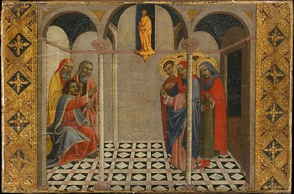 Saints Cosmas and Damian and Their Brothers before the Proconsul Lycias — Icilio Federico Ioni