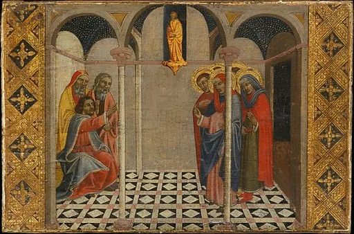 Saints Cosmas and Damian and Their Brothers before the Proconsul Lycias