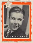 Dick Powell, A Warner Bros. Star trade card (W500) — Unknown