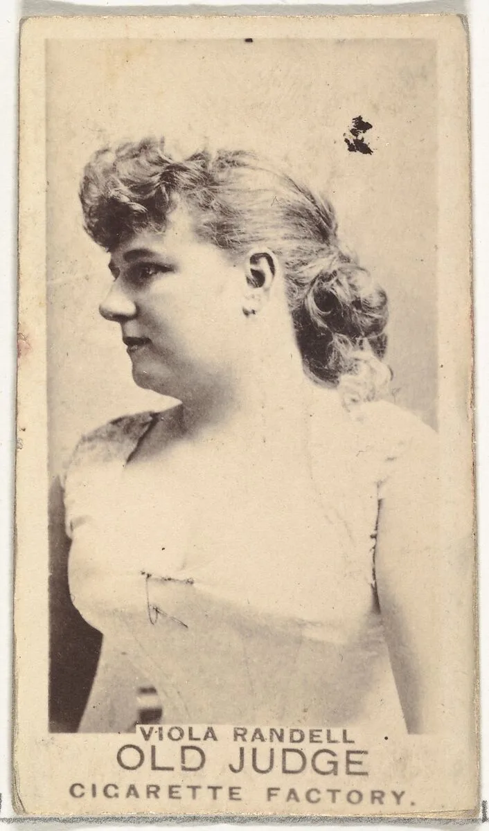 Viola Randell, from the Actors and Actresses series (N171) for Old Judge Cigarettes — Goodwin & Company