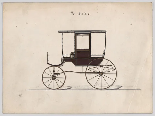 Design for 6 seat Rockaway, no. 3521