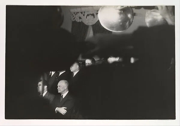 Eisenhower-Nixon Press Conference — Garry Winogrand