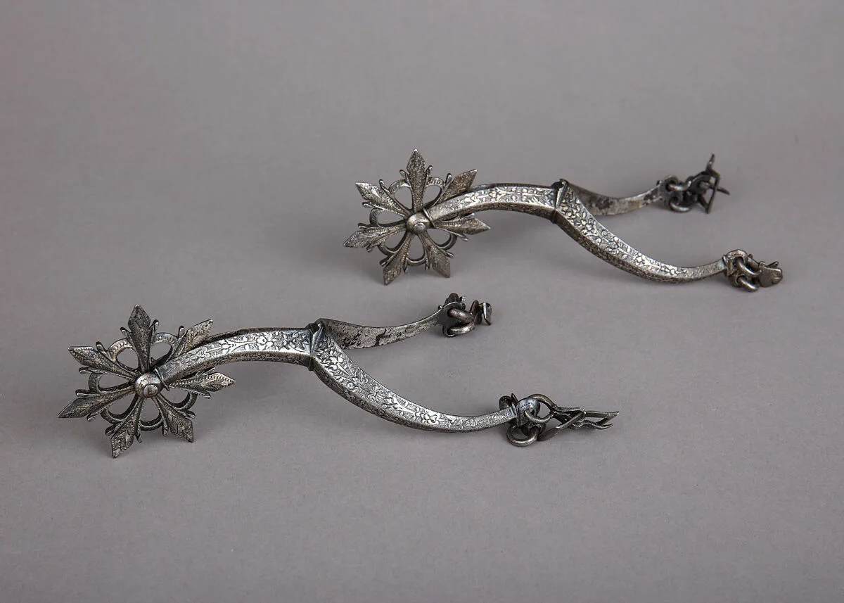 Pair of Rowel Spurs — Unknown