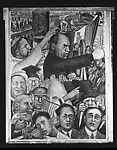 ["Mussolini" Panel of Diego Rivera's Mural for the New Worker's School, New York City]