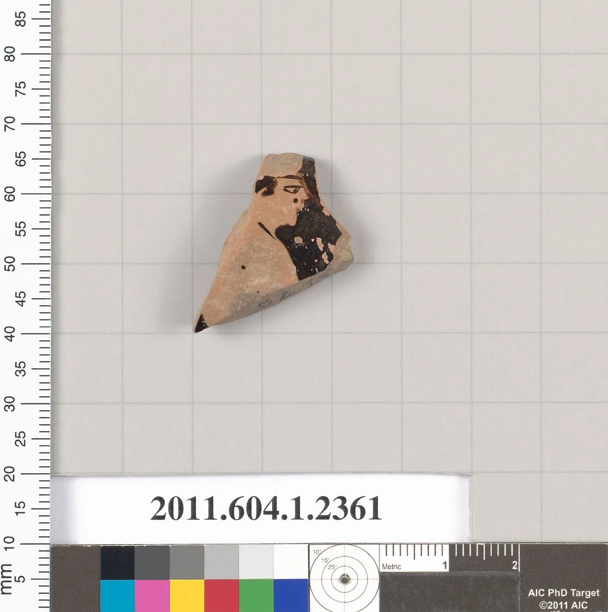 Terracotta rim fragment of a kylix (drinking cup) — Unknown