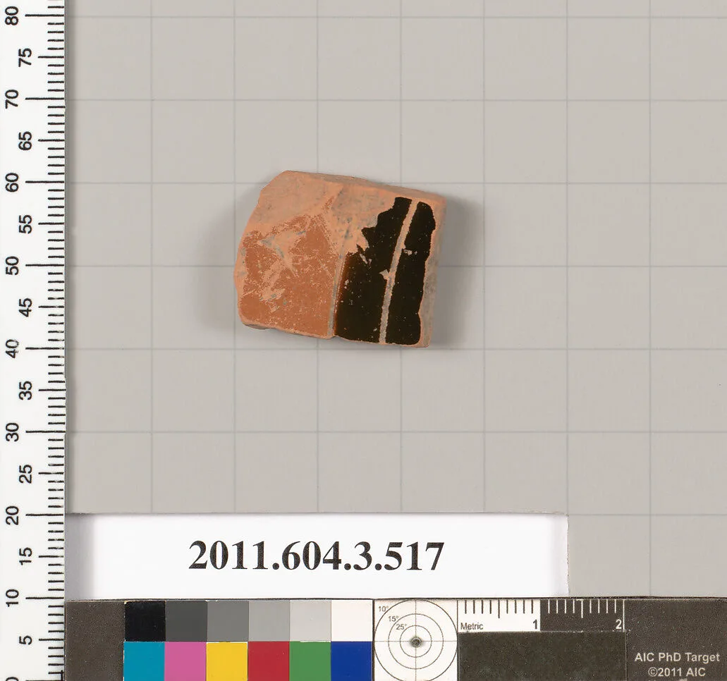 Terracotta fragment of a column-krater (bowl for mixing wine and water) — Unknown