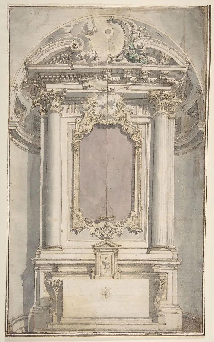 Designs for an Altar in a Niche — Flaminio Innocenzo Minozzi