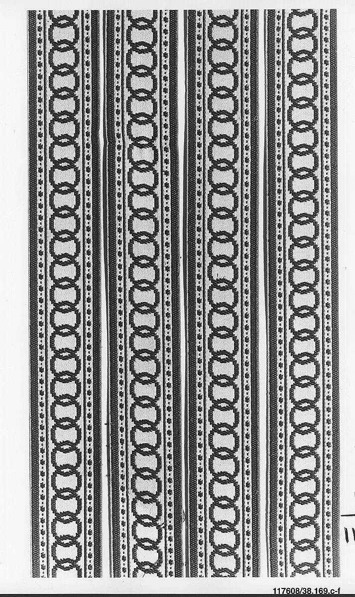 Part of a chair cover — Jean Démosthène Dugourc