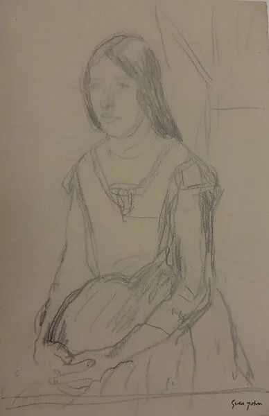 Girl with a Cat — Gwen John