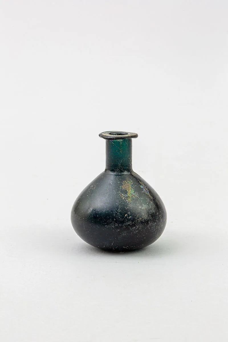Glass perfume bottle — Unknown