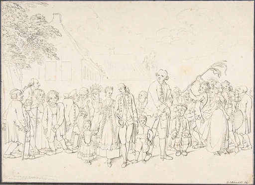 An Aristocratic Family Visiting Paupers