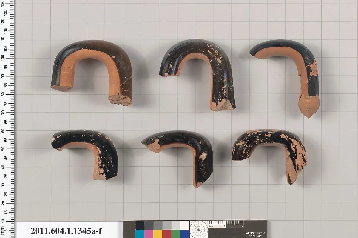 Terracotta fragments of kylikes (drinking cups) — Unknown