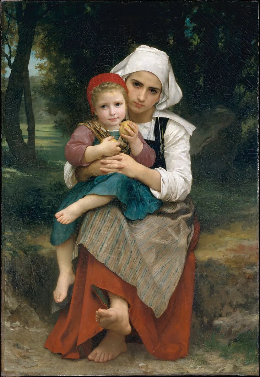 Breton Brother and Sister — William Bouguereau