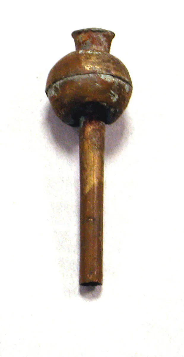 Hammered Silver Miniature Scepter — Unknown