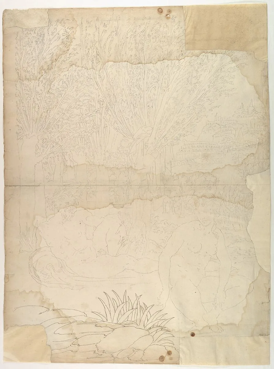 Ornamental drawing — Anonymous, French, 16th century