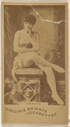 Johnston, from the Actors and Actresses series (N45, Type 1) for Virginia Brights Cigarettes