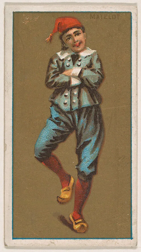 Matelot, from National Dances (N225, Type 1) issued by Kinney Bros. — Kinney Brothers Tobacco Company