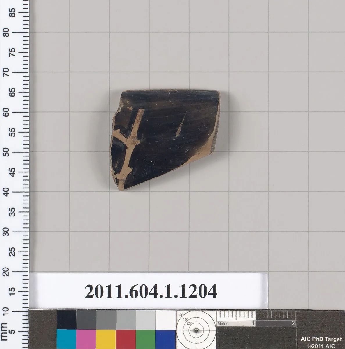 Terracotta rim fragment of a kylix (drinking cup) — Unknown
