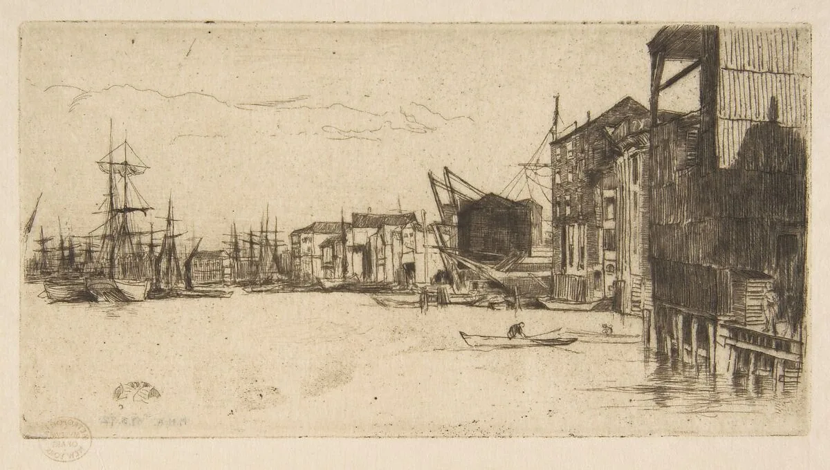 Free Trade Wharf — James McNeill Whistler