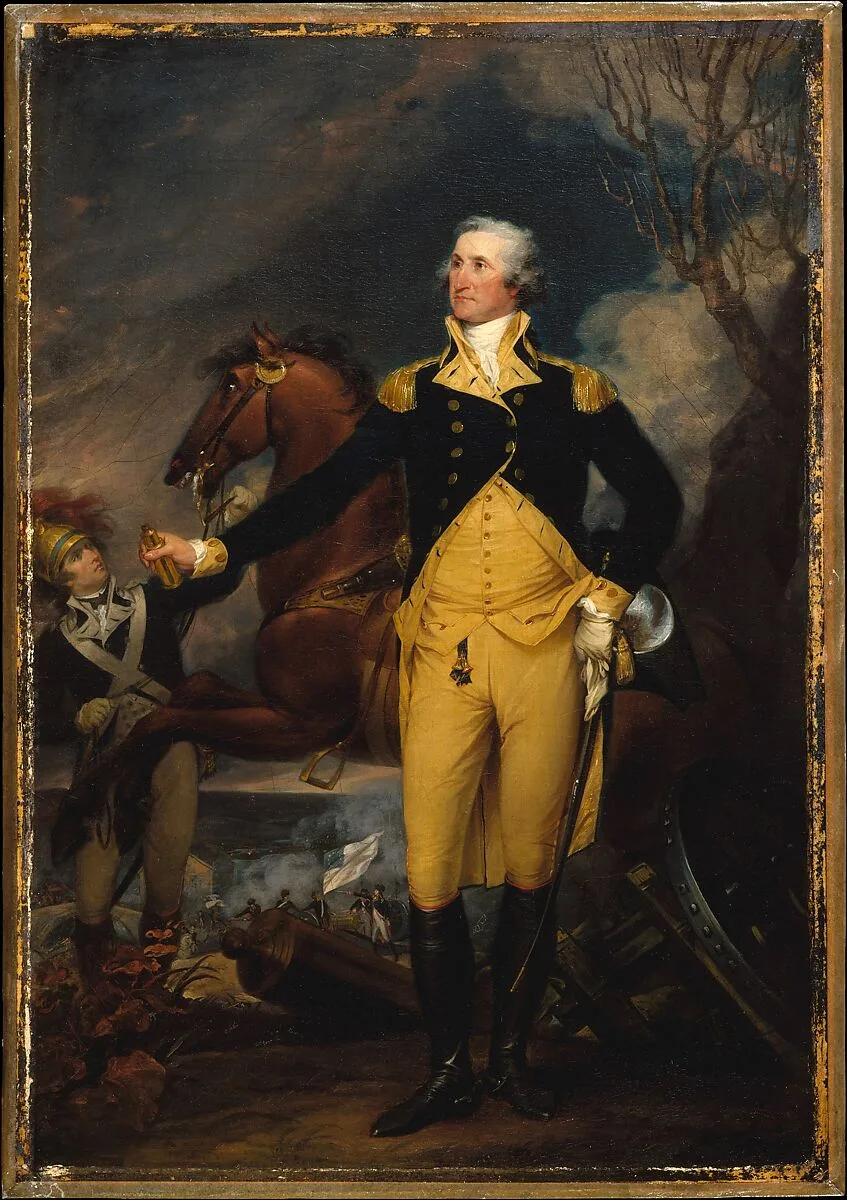 George Washington before the Battle of Trenton — John Trumbull