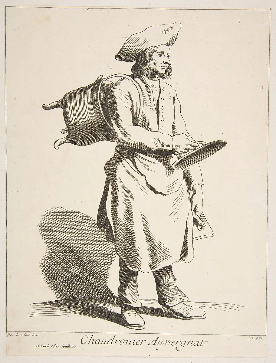 Coppersmith from Auvergne — Edme Bouchardon|Anne Claude Philippe de Tubières, comte de Caylus|François Joullain