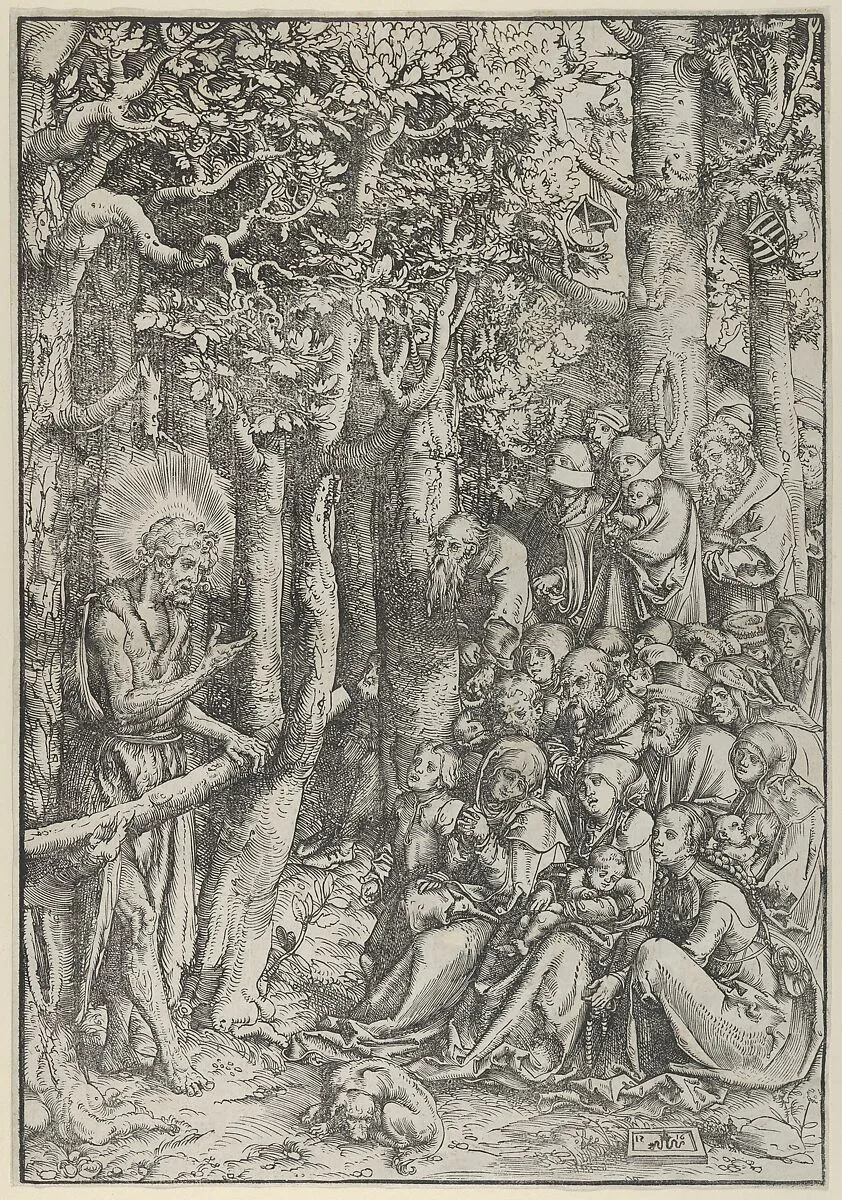 The Sermon of St.John the Baptist — Lucas Cranach the Elder