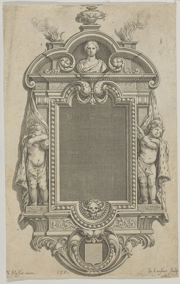 Design for an Epitaph — Jean Lenfant|Nicholas Blasset