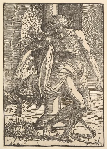 Christ with the Instruments of Torture Supported by a Little Angel