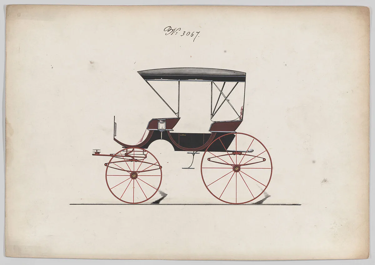 Design for Park Phaeton, no. 3067 — Brewster & Co.