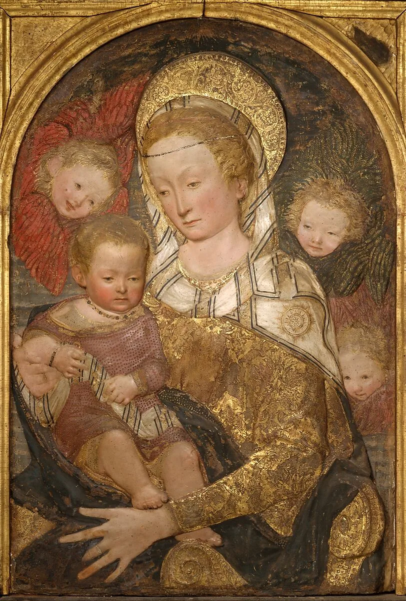 Madonna and Child with Angels — Antonio Rossellino