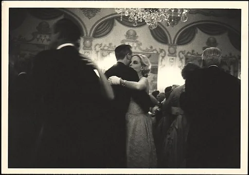 [Couple Dancing at Party, London]