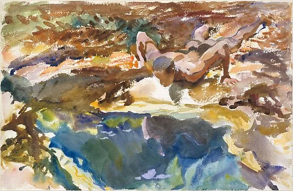 Man and Pool, Florida — John Singer Sargent