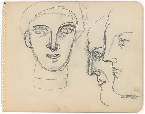 Sketchbook page — Arshile Gorky