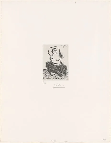 Odalisque, from 347 Suite — Aldo and Piero Crommelynck|Pablo Picasso|Galerie Louise Leiris
