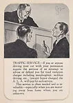 A.L.A. "Traffic Service" card (W500) — Unknown
