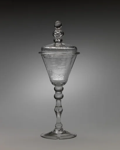 Pledge glass with cover