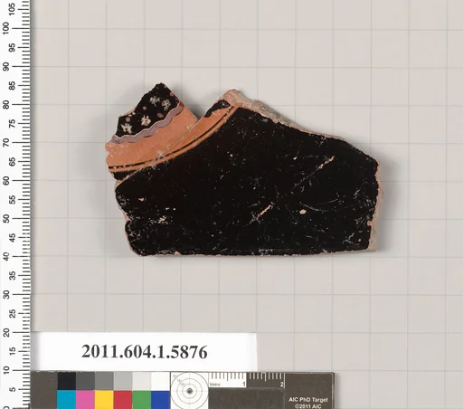 Terracotta fragment of a kylix (drinking cup)