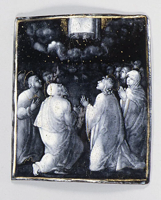 The Ascension of Christ (one of seven) — Jean II Pénicaud|Jean III Pénicaud