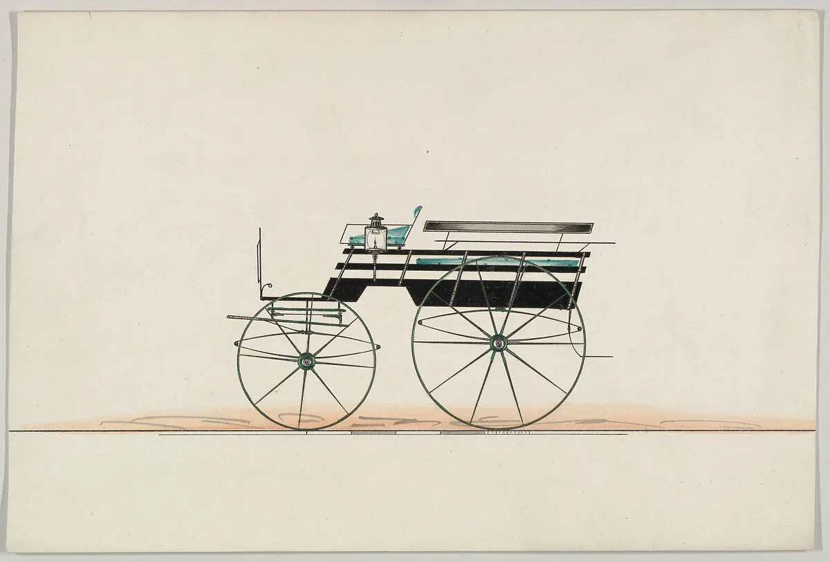 Design for Wagonette or Omnibus (unnumbered) — Brewster & Co.
