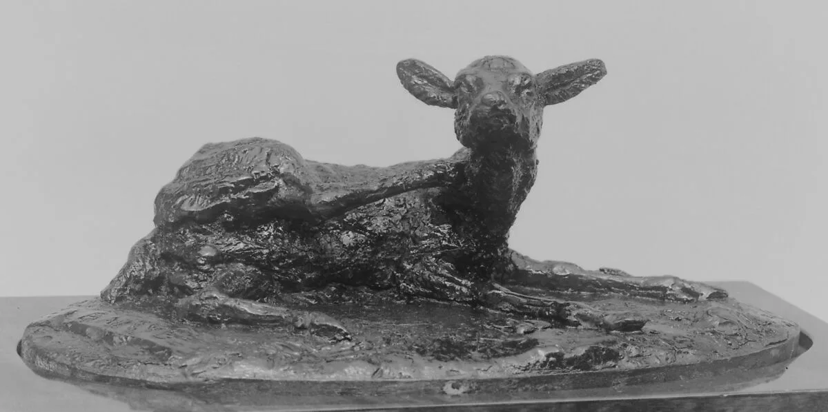 Fawn Scratching (Faon se grattant) — Antoine-Louis Barye