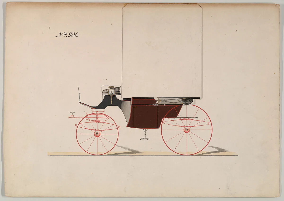 Design for Landaulet, no. 906 — Brewster & Co.